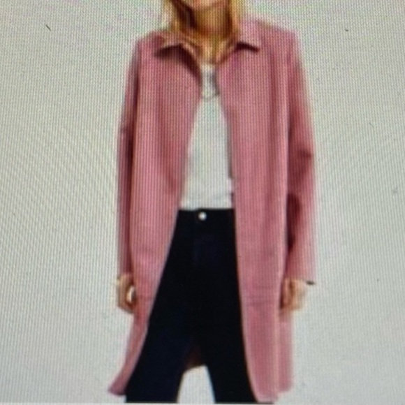 NWT Zara suede look coat - Picture 2 of 6